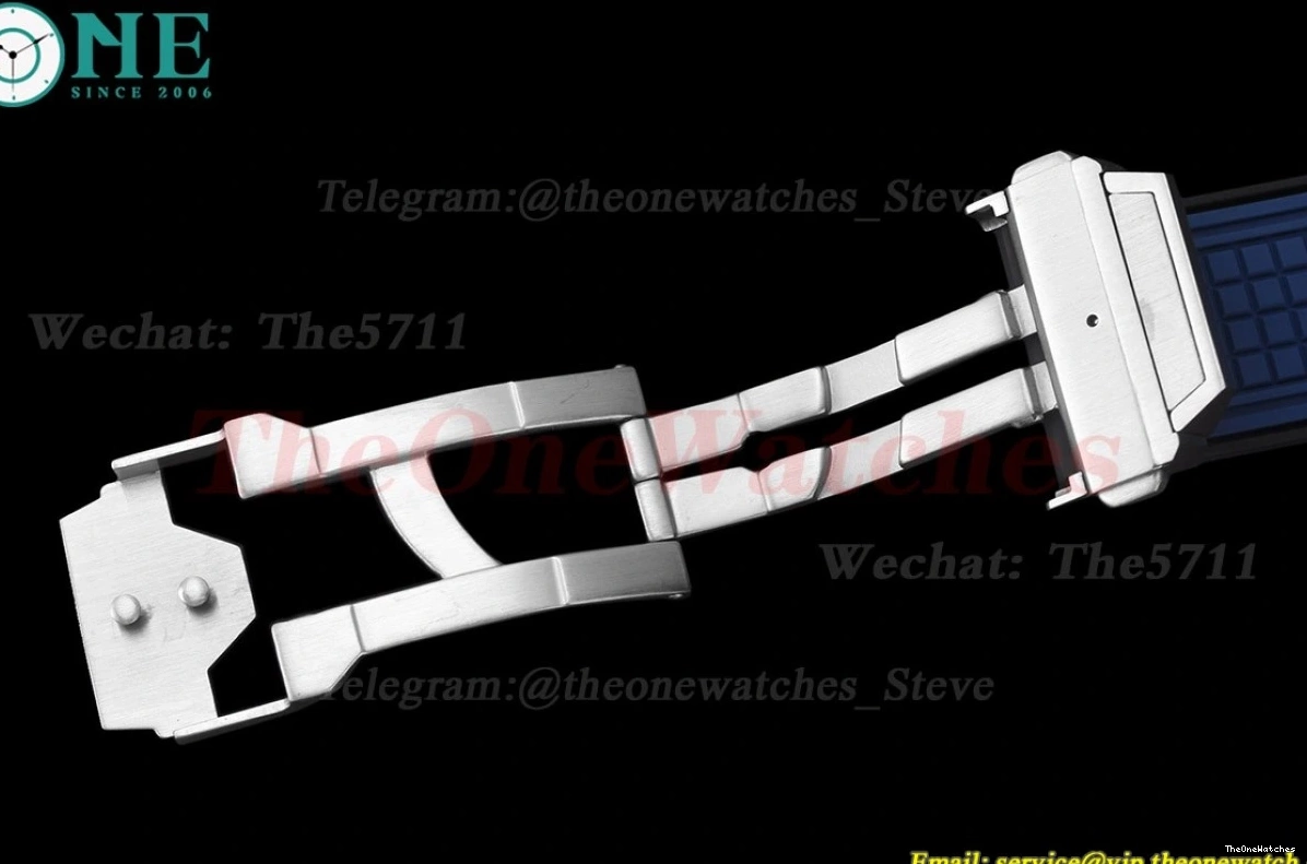 Cer HUB1280A Dial RU Square Skeleton 42mm SS Bang Blue BBF Unico 1230